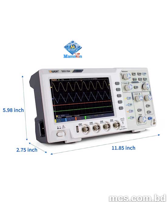 OWON SDS1104 100MHz 4 Channels Oscilloscope.5