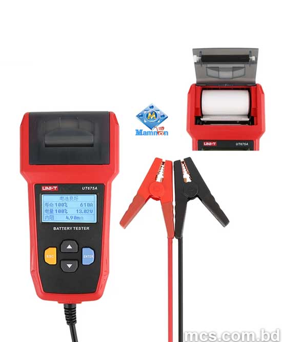 UNI T UT675A Battery Tester With In Built Printer.3