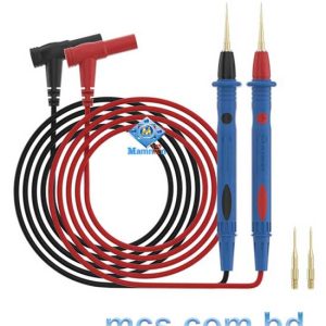 SUNSHINE SS-024B Replaceable Stainless Steel Multimeter Test Leads with 4 Needles