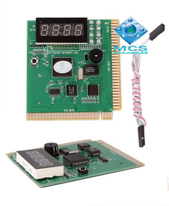 4-Digits Analysis Diagnostic Motherboard Tester Desktop PCI Express Card