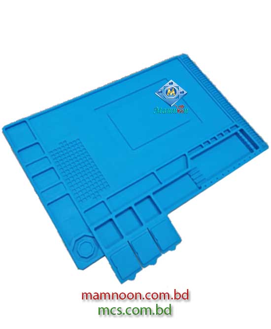457×305 MM Magnetic High Temperature Resistant Silicone Antistatic Mat Rubber Gasket Repair Mobile laptop Pad Insulation