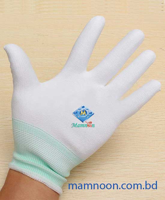 Anti Static NoShock ESD Safe Gloves 1 Pair PC Computer Electronic PU Palm coated Work 1