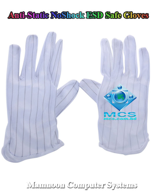 Anti-Static NoShock ESD Safe Gloves 2 Pairs PC Computer Electronic Work