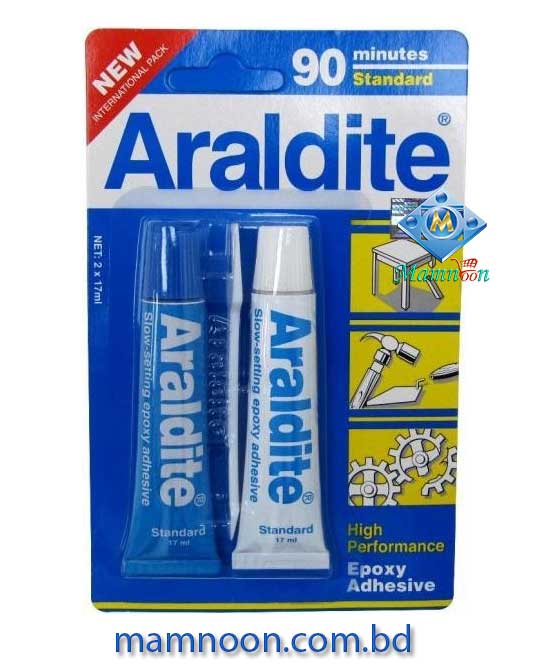 Araldite AB Epoxy Adhesive glue 90 minutes standard NEW