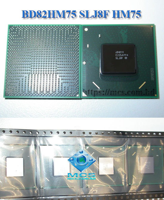 BD82HM75 SLJ8F HM75 Laptop BGA IC Chipset