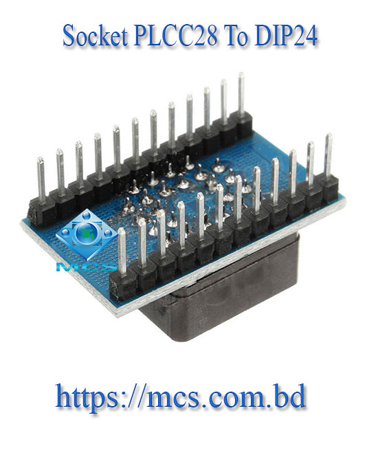 BIOS Programmer Adapter Socket PLCC28 To DIP24 Universal Converter