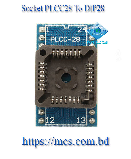 BIOS Programmer Adapter Socket PLCC28 To DIP28 Universal Converter 1