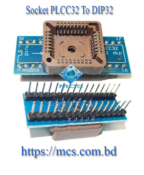 BIOS Programmer Adapter Socket PLCC32 To DIP32 Universal Converter