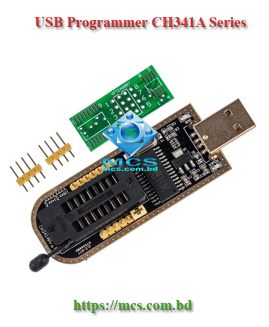 CH341A USB Bios Programmer Support Chip 24 EEPROM 25 SPI Flash Low Cost Black Edition