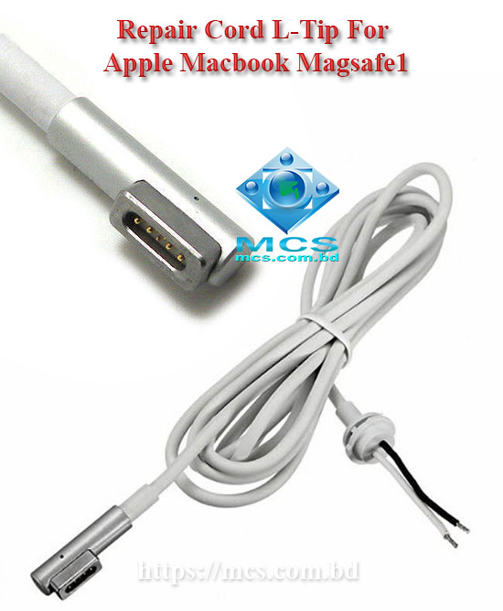 DC Power Cable Repair Cord 45W 60W 85W Adapter L-Tip For Apple Macbook Magsafe1