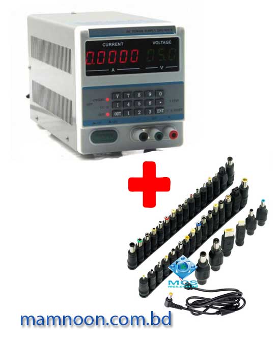 DPS-305CF 30V 5A DC Power Supply High-Grade With 38 Pcs Universal Laptop DC Power Adapter Connector