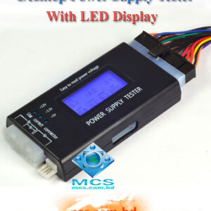 Desktop Power Supply Tester IV With LCD Display 20 24 Pin ITX ATX BTX SATA