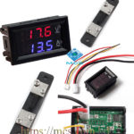 Digital-Voltmeter-Ammeter-Dual-LED-Amp-Volt-Meter-With-Shunt-DC-0-100V-50A