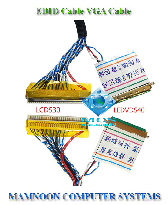 EDID Cable VGA Cable for RT809F TL866A TL866CS RT809H programmer 02