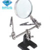 Hands Free Soldering Stand Magnifier 4 Inch Diameter 4X