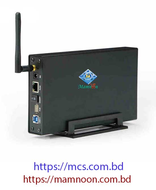 KIMAX BS-U35WF NAS LAN HDD Enclosure 3.5 Ethernet USB3.0 SATA Wireless Wifi Router HDD Enclosure