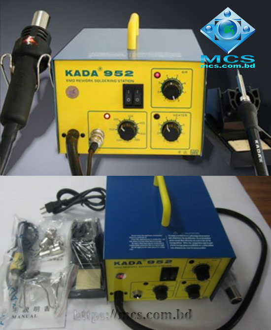 Kada 952 2 in 1 SMD SMT Hot Air Gun Solder Rework Station