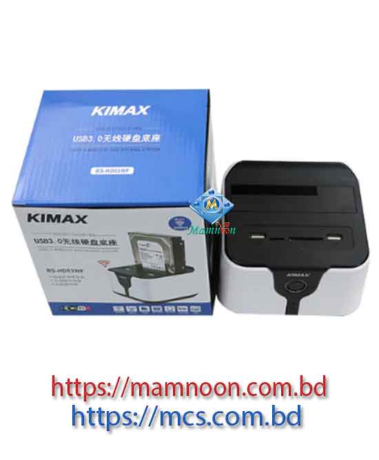 Kimax BS HD03WF 3.5 2.5 USB3.0 to SATA Wifi Hard Drive Docking Wireless HDD Docking Station