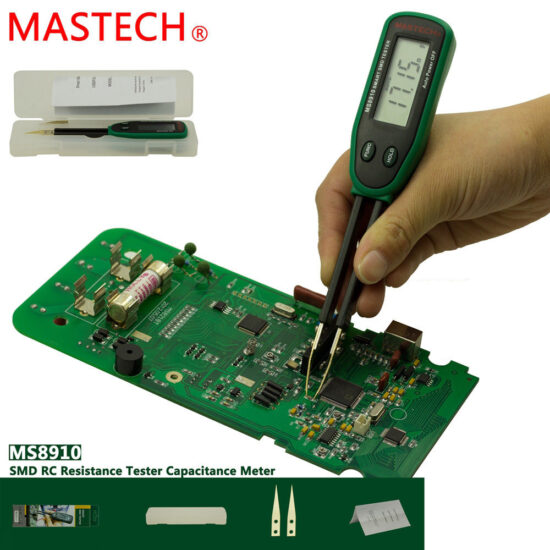 Mastech MS8910 Digital SMD RC Resistance Capacitance Meter Tester Auto Scanning 2