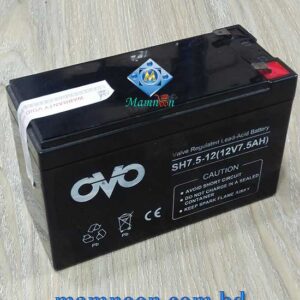 OVO UPS Battery 12V 7.5Ah