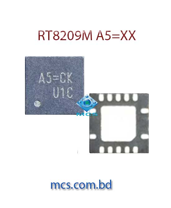 RT8209MGQW RT8209M A5=XX A5=DB A5=BG A5=BC QFN IC Chip