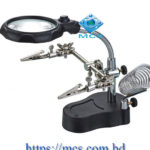 Soldering Holder Stand For Welding Reading With Magnifier LED