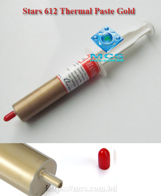 Stars 612 Thermal Paste Grease Compound Silicone Gold 30g