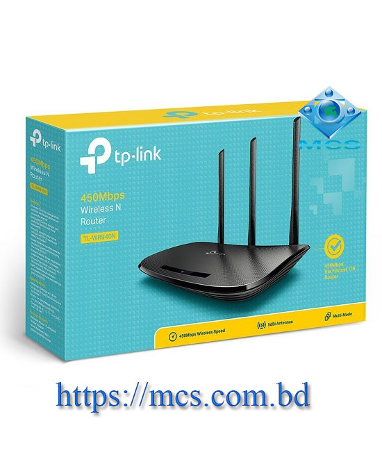 TP Link TL WR940N Wireless Router 450Mbps 1