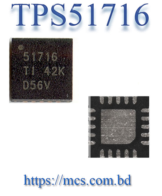 TPS51716RUKR 51716 QFN20 Laptop Power PWM IC Chip