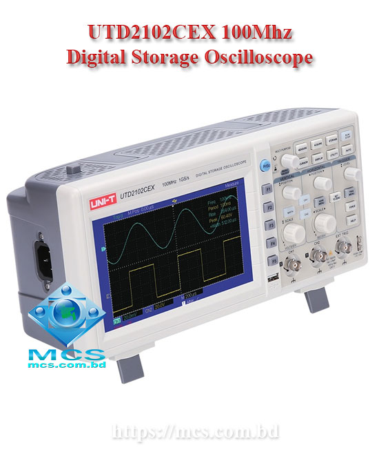 UNI T UTD2102CEX 100Mhz Digital Storage Oscilloscope