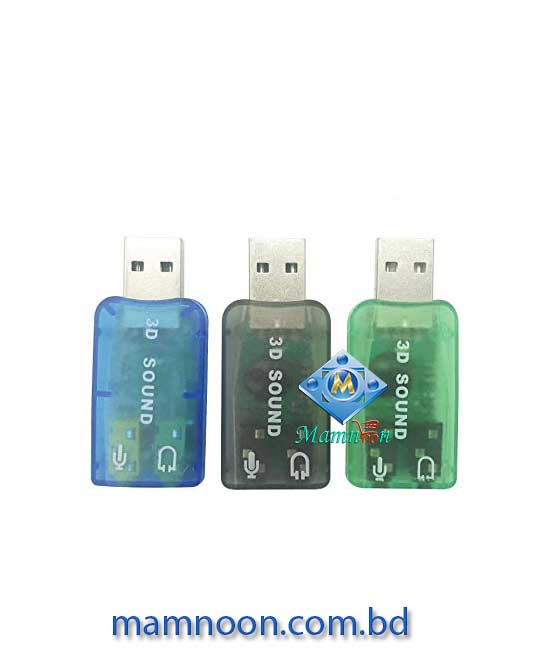 USB Sound Card Lead 3D Sound 5.1 Tide USB2 1