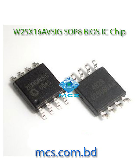 Winbond W25X16AVSIG 25X16A SOP8 Flash Memory BIOS IC Chip