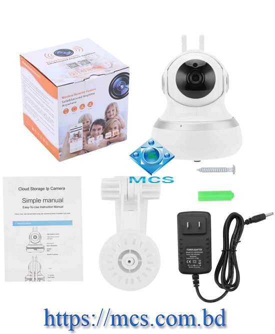 Wireless-Security-Cameras-Cloud-Storage-True-HD-1280720P-Two-Way-Audio-Dome--Pan--Tilt-Night-Vision-Motion-Detection