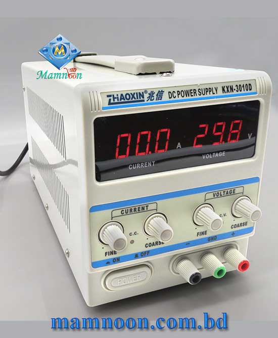 ZHAOXIN KXN 3010D DC Power Supply 3 Digit 0V 30V 0A 10A High Grade Lab Performance