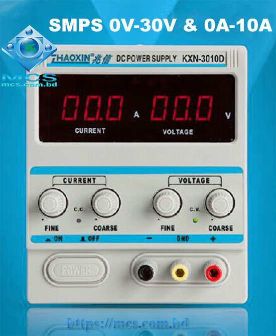 ZHAOXIN KXN-3010D DC Power Supply 3 Digit 0V-30V & 0A-10A High-Grade Lab Performance